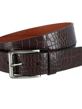 Canali Brown Leather Belt